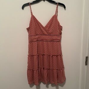 Polka dot short dress